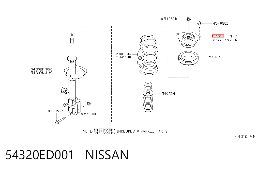 54320ED001 Nissan/Infiniti