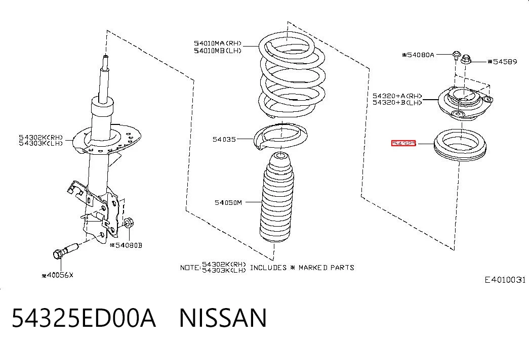 54325ED00A Nissan/Infiniti