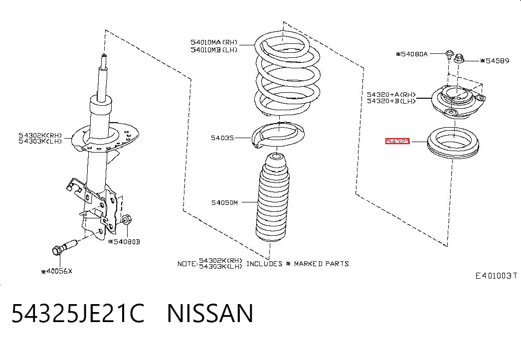 54325JE21C Nissan/Infiniti