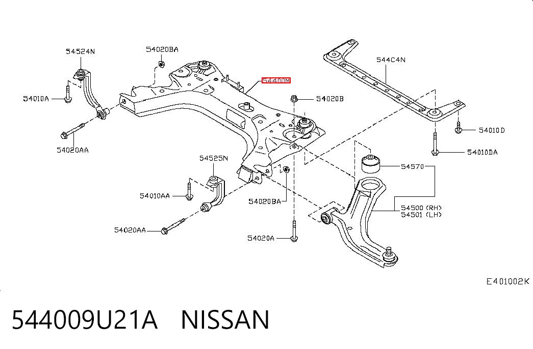 544009U21A Nissan/Infiniti