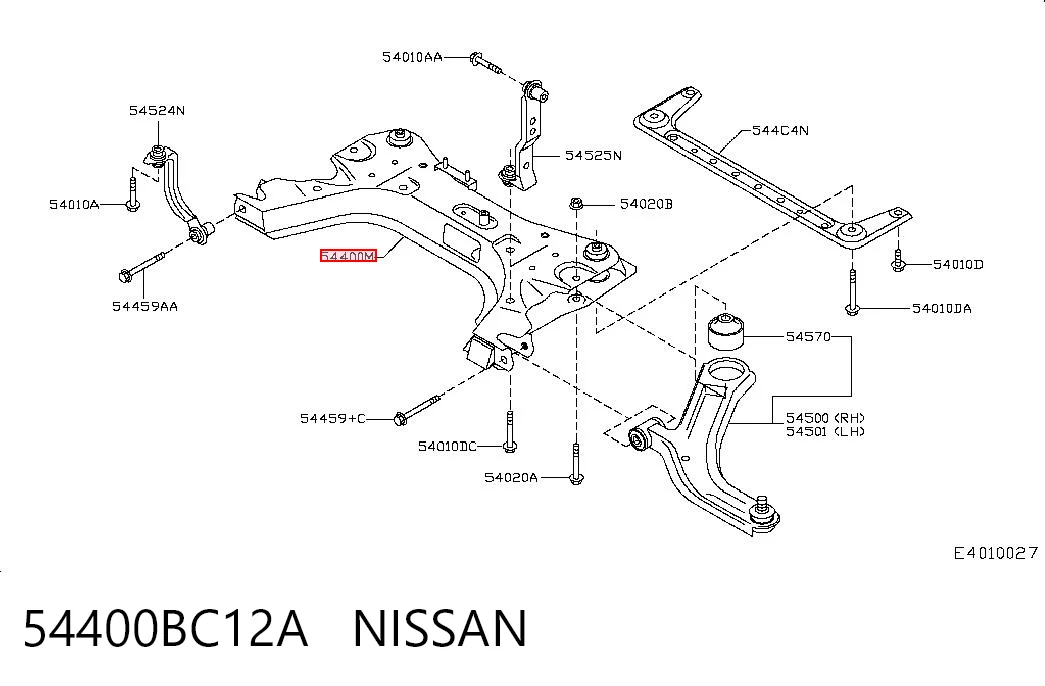 54400BC12A Nissan/Infiniti