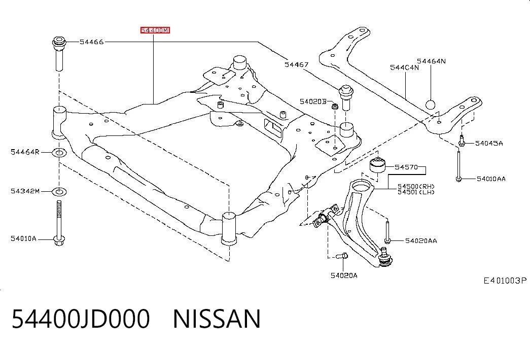 54400JD000 Nissan/Infiniti