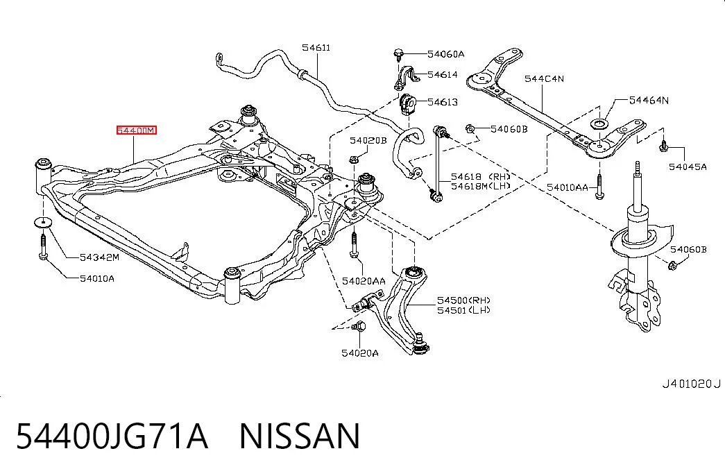 54400JG71A Nissan/Infiniti