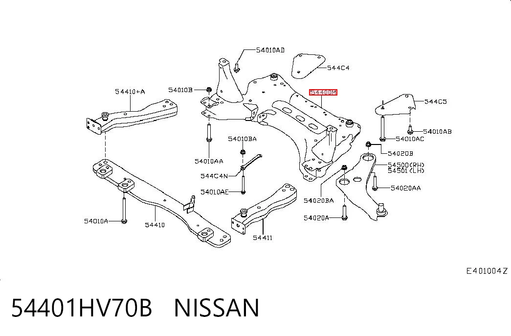 54401HV70B Nissan/Infiniti