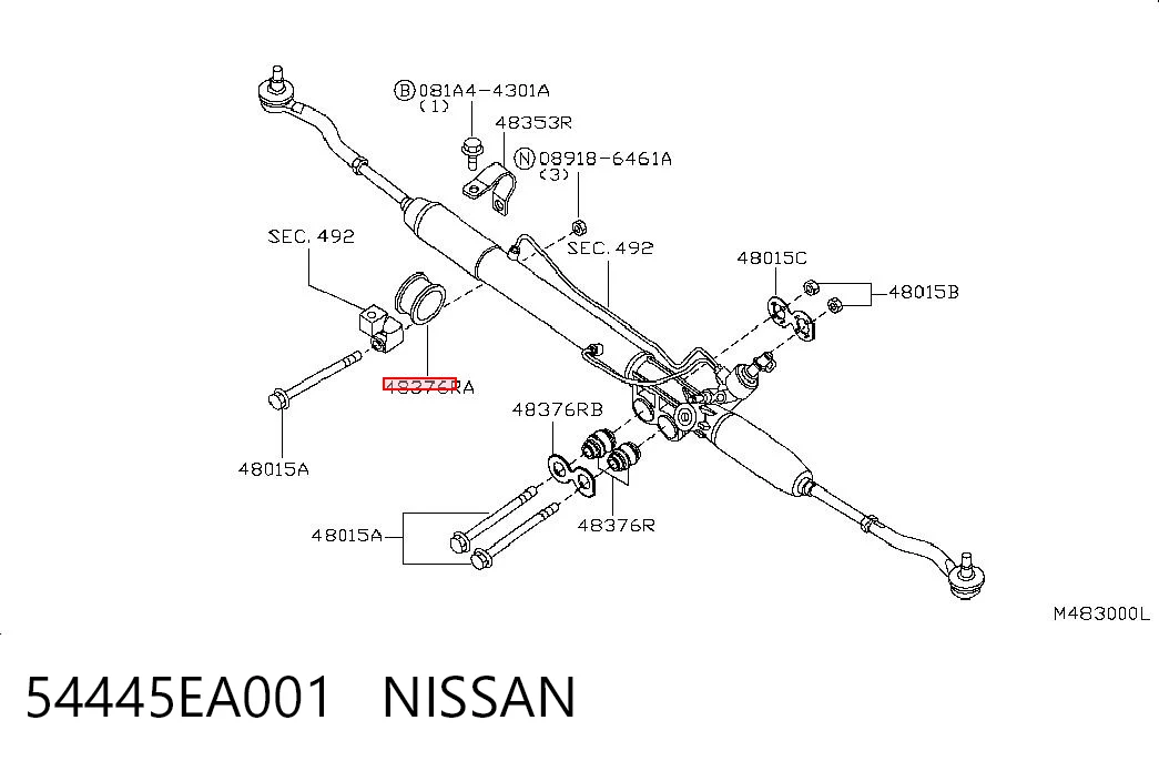 54445EA001 Nissan/Infiniti
