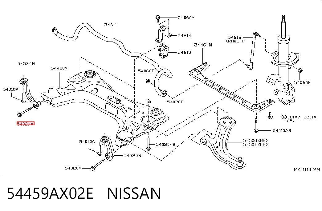 54459AX02E Nissan/Infiniti