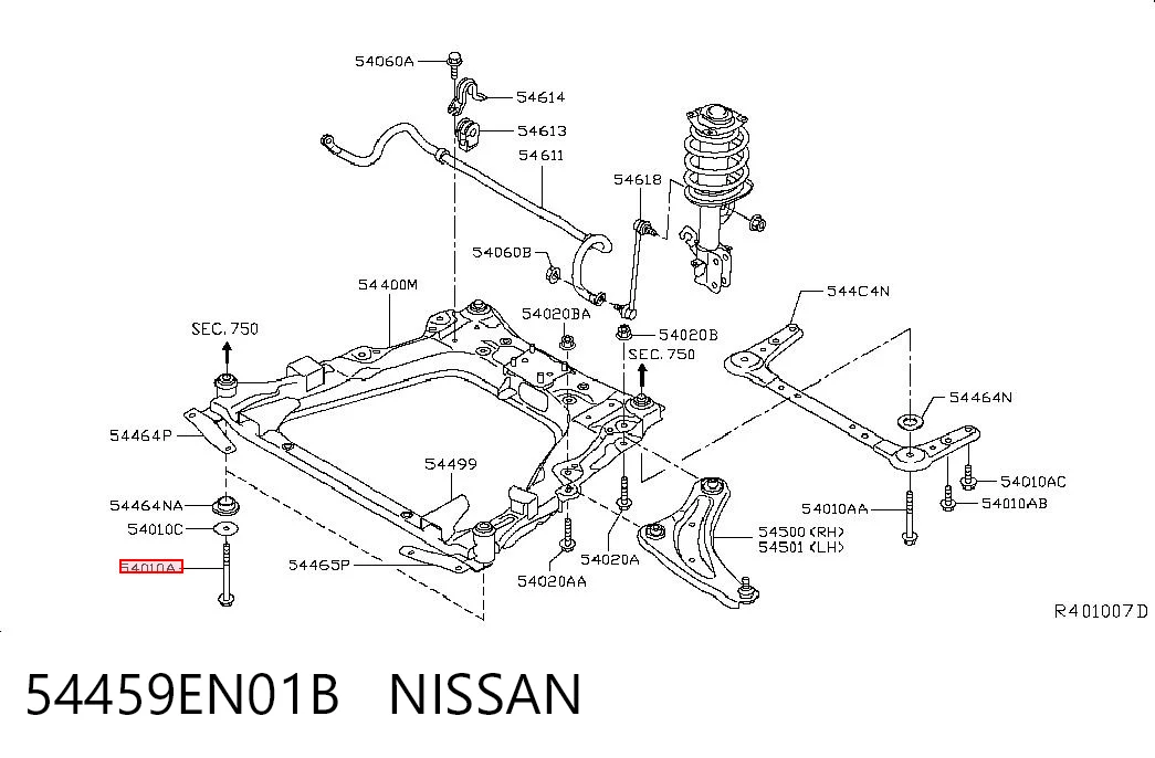 54459EN01B Nissan/Infiniti