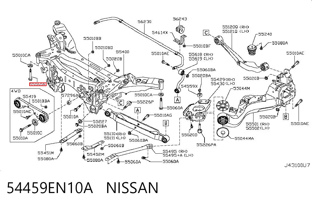 54459EN10A Nissan/Infiniti