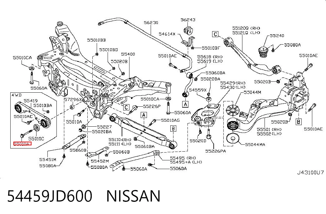 54459JD600 Nissan/Infiniti