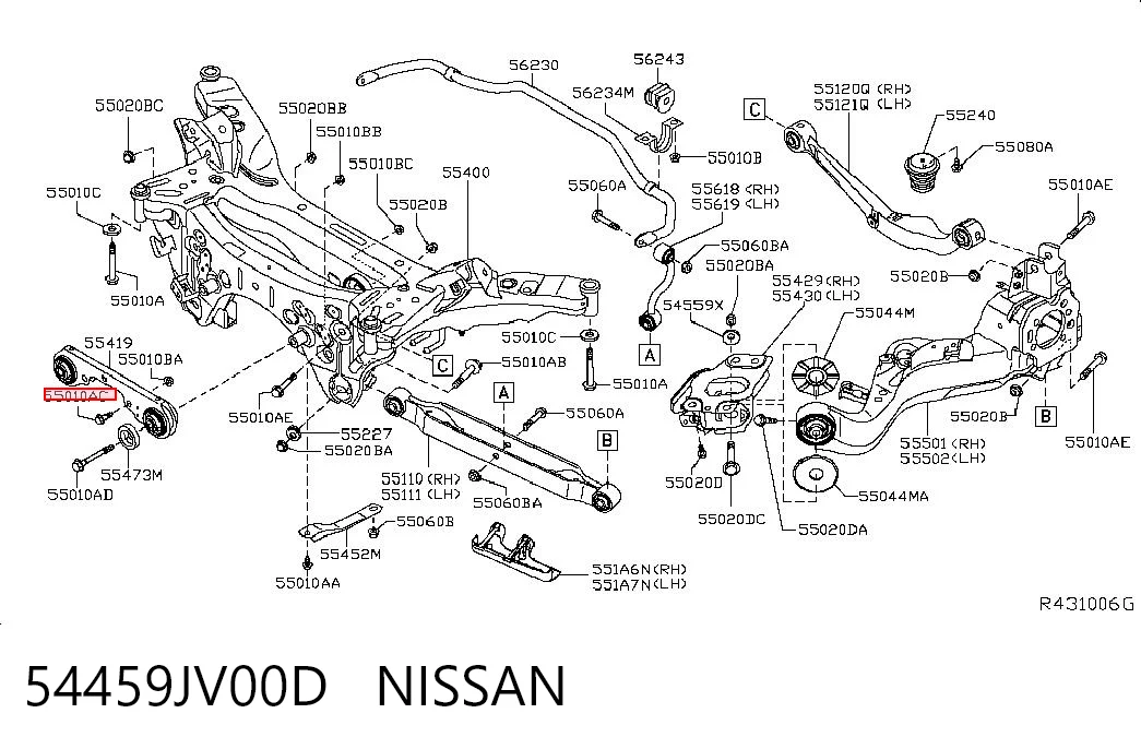 54459JV00D Nissan/Infiniti