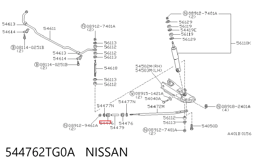 544762TG0A Nissan/Infiniti
