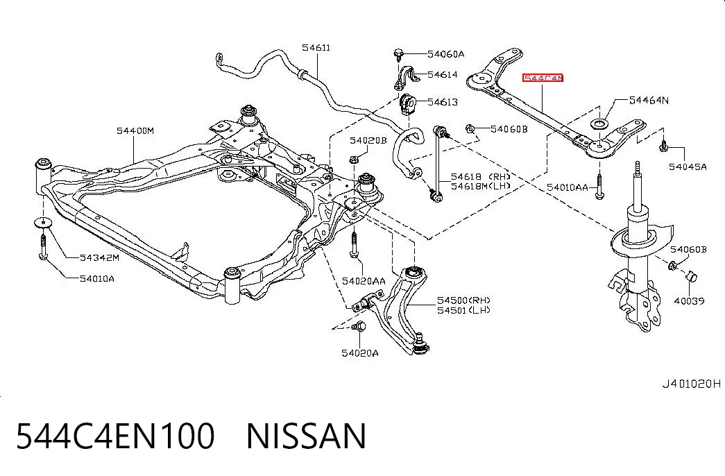 544C4EN100 Nissan/Infiniti
