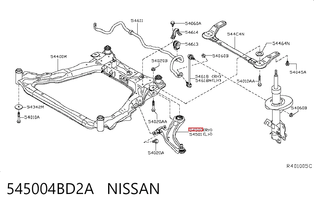 545004BD2A Nissan/Infiniti