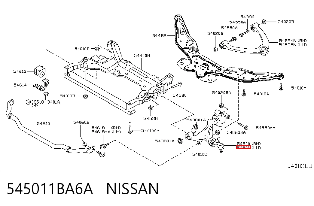 545011BA6A Nissan/Infiniti
