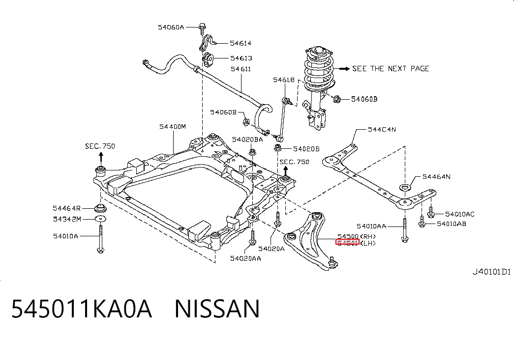 545011KA0A Nissan/Infiniti