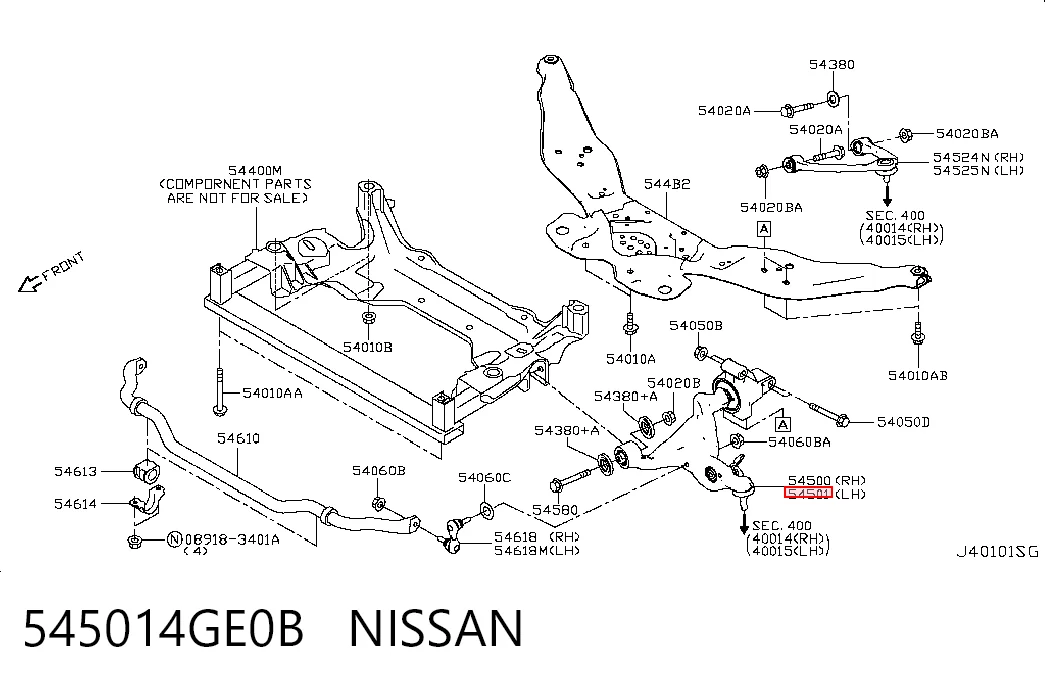 545014GE0B Nissan/Infiniti