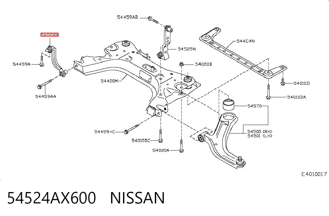 54524AX600 Nissan/Infiniti