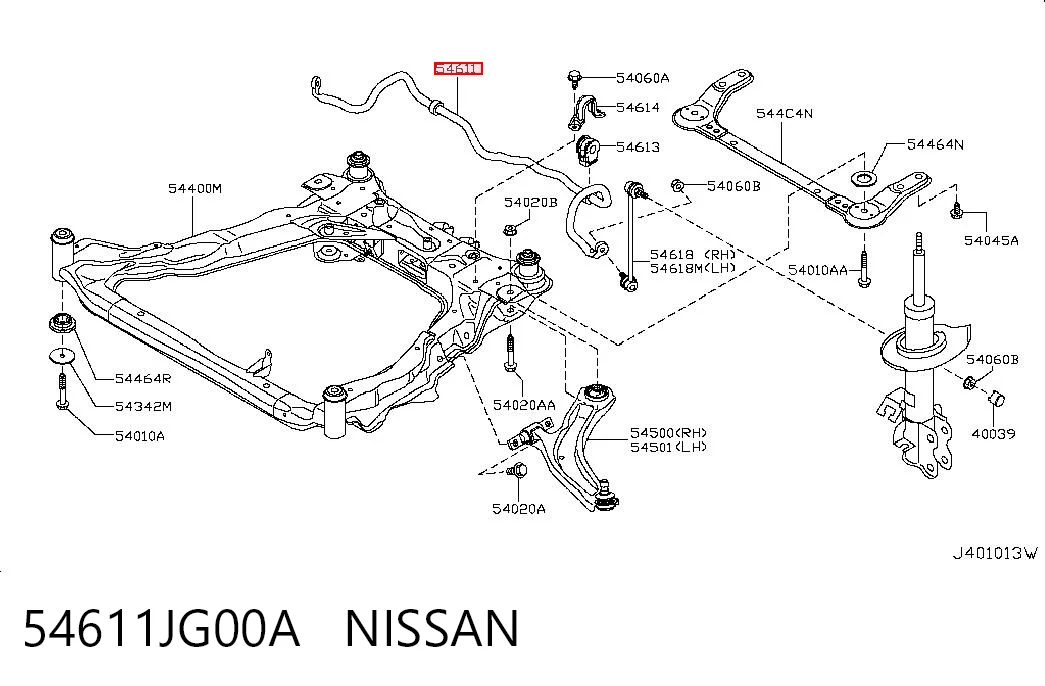 54611JG00A Nissan/Infiniti