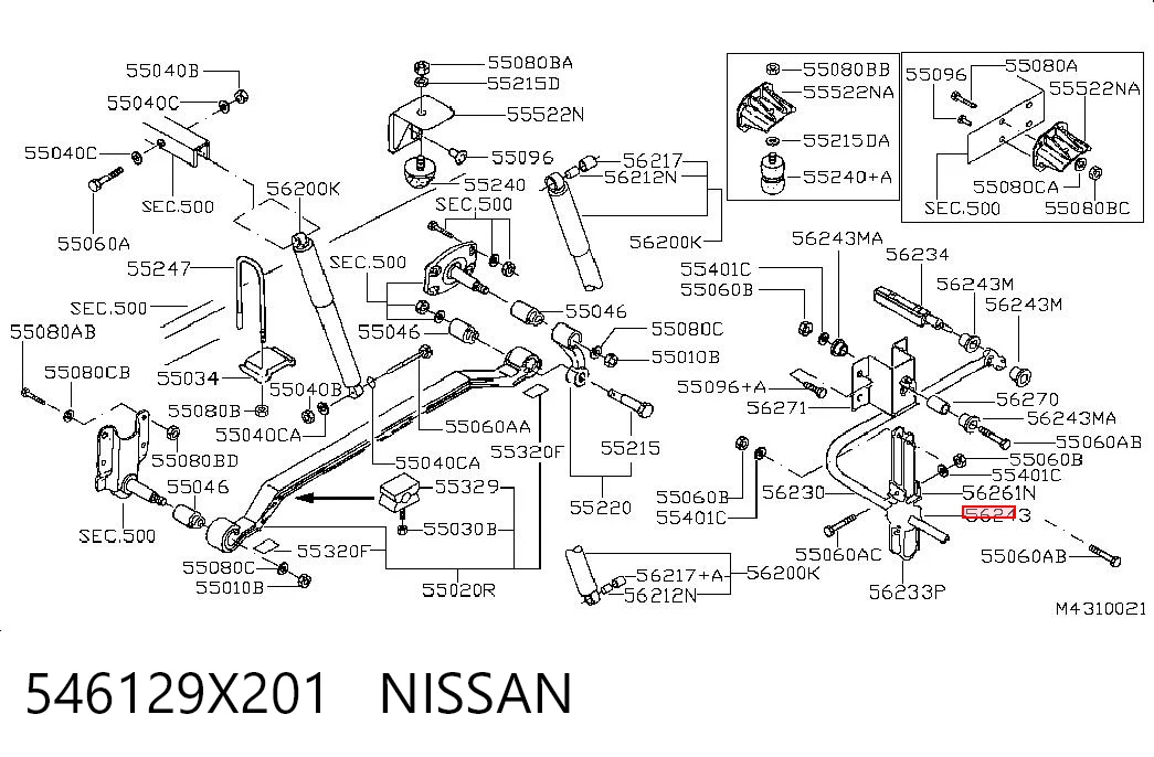 546129X201 Nissan/Infiniti