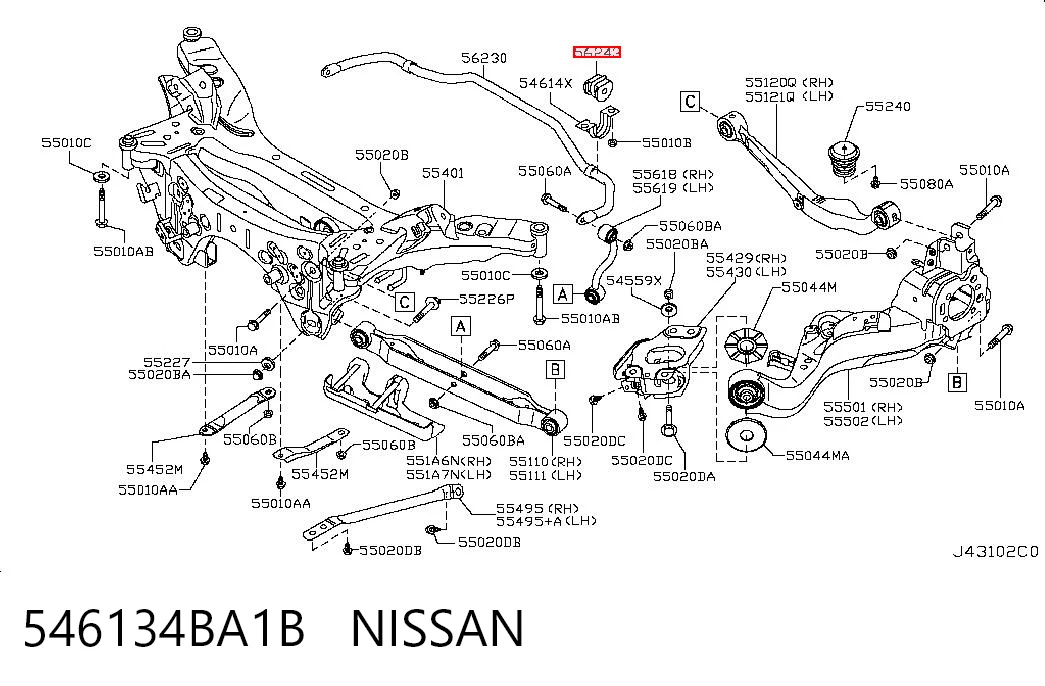 546134BA1B Nissan/Infiniti