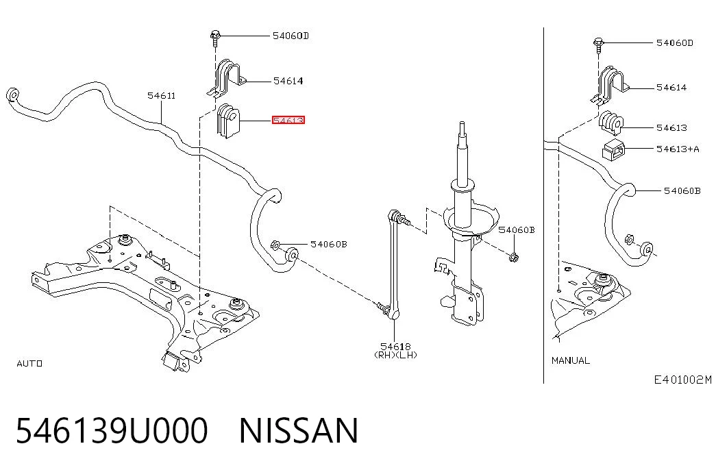546139U000 Nissan/Infiniti