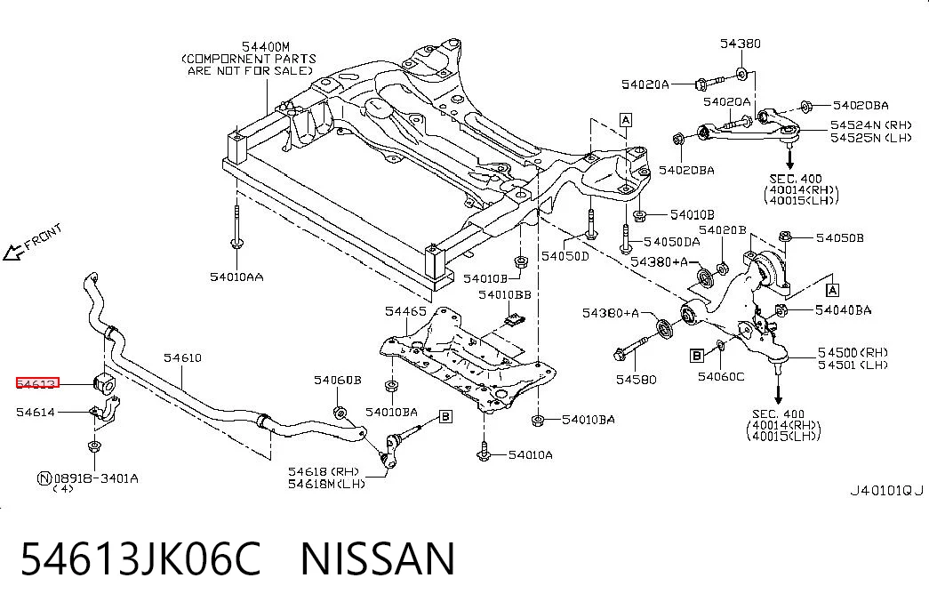 54613JK06C Nissan/Infiniti