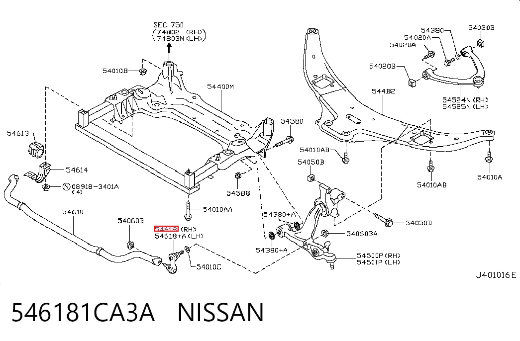 546181CA3A Nissan/Infiniti