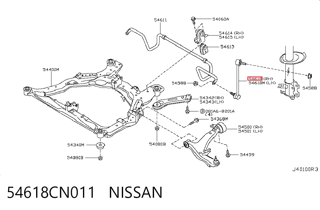 54618CN011 Nissan/Infiniti