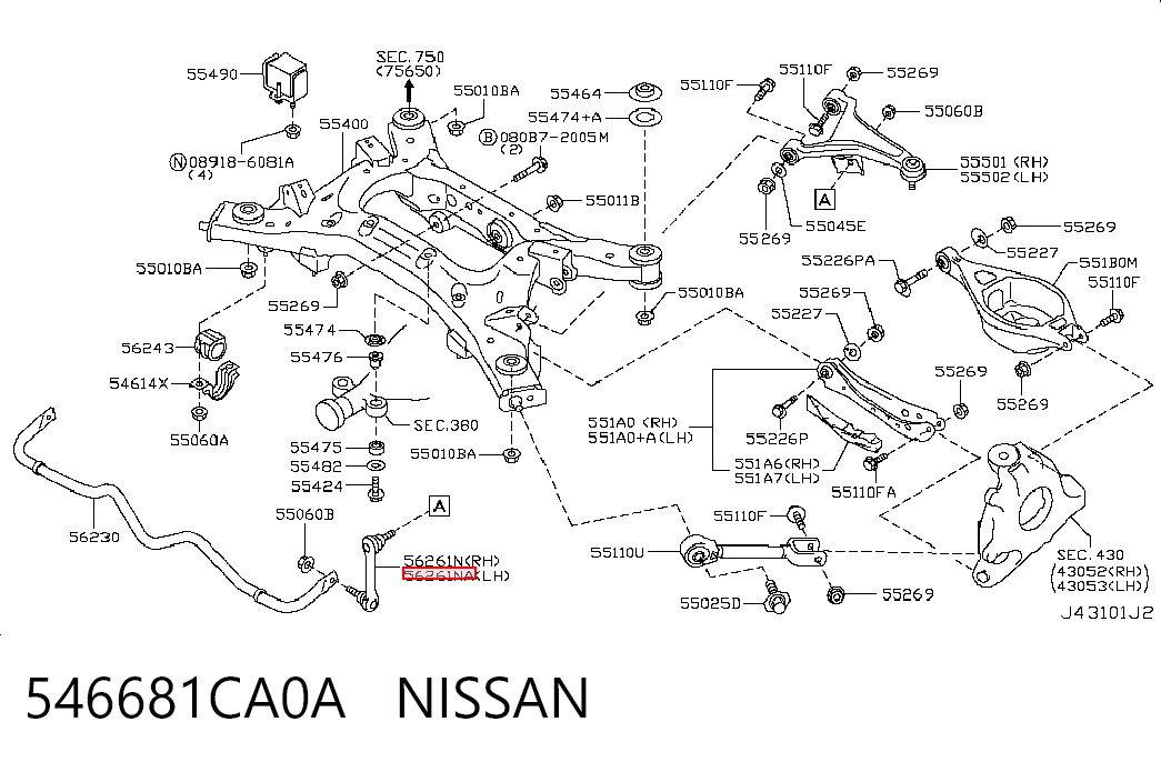 546681CA0A Nissan/Infiniti
