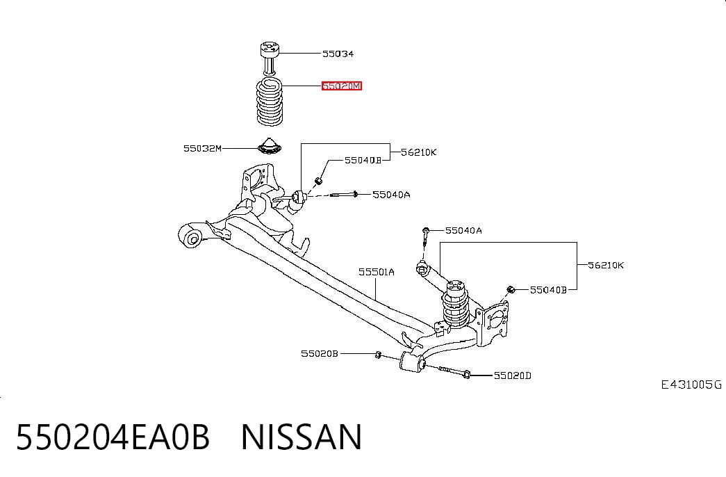 550204EA0B Nissan/Infiniti