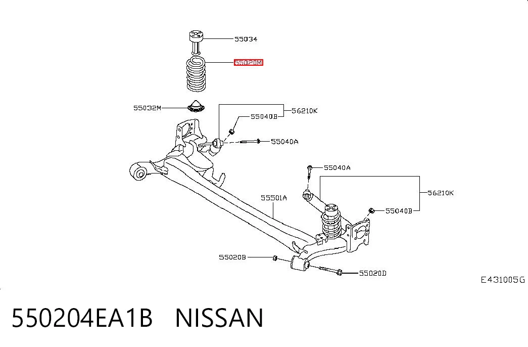 550204EA1B Nissan/Infiniti