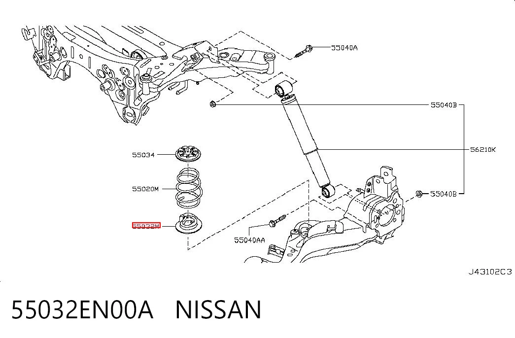 55032EN00A Nissan/Infiniti
