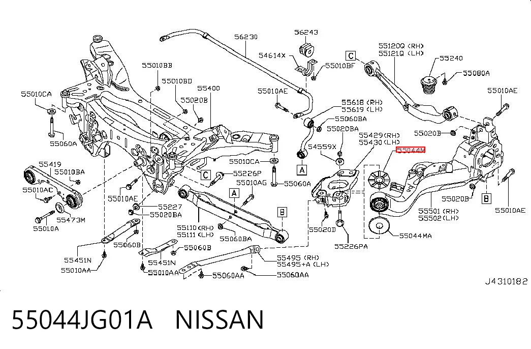 55044JG01A Nissan/Infiniti