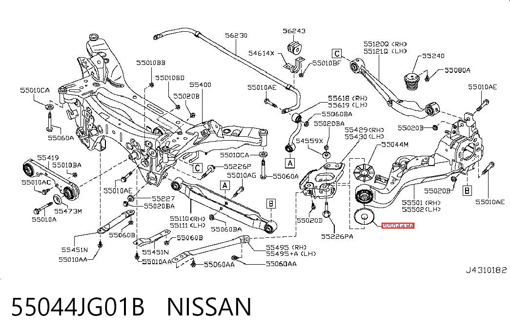 55044JG01B Nissan/Infiniti