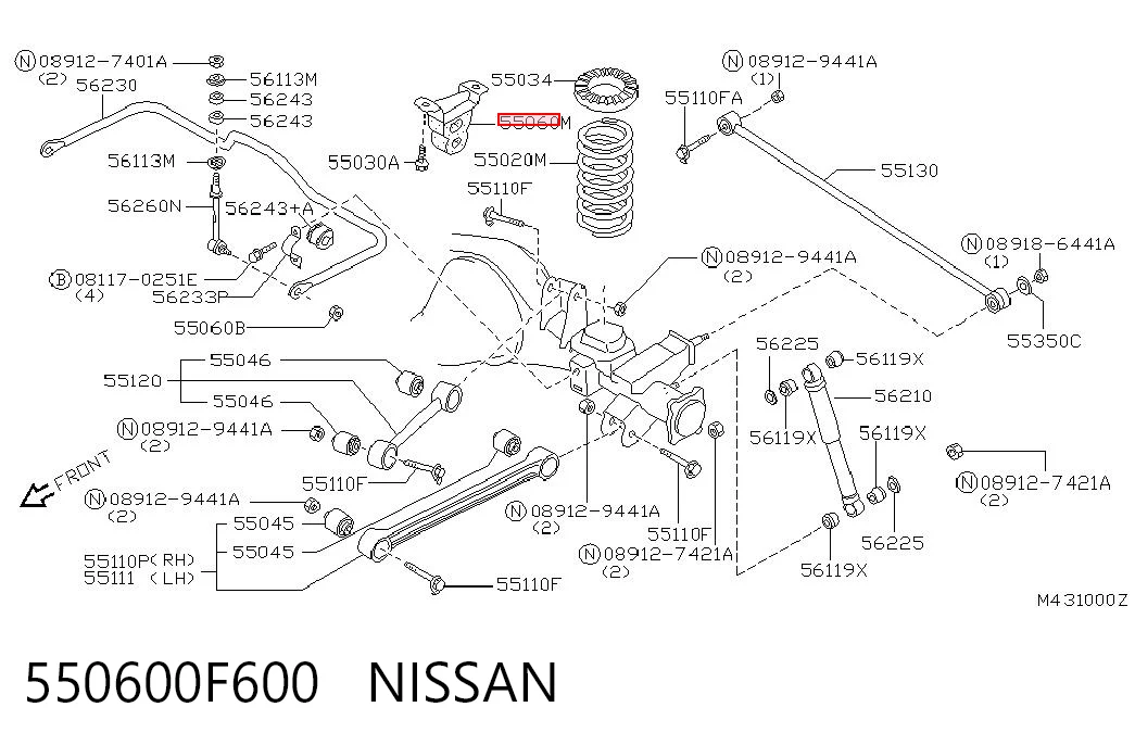 550600F600 Nissan/Infiniti