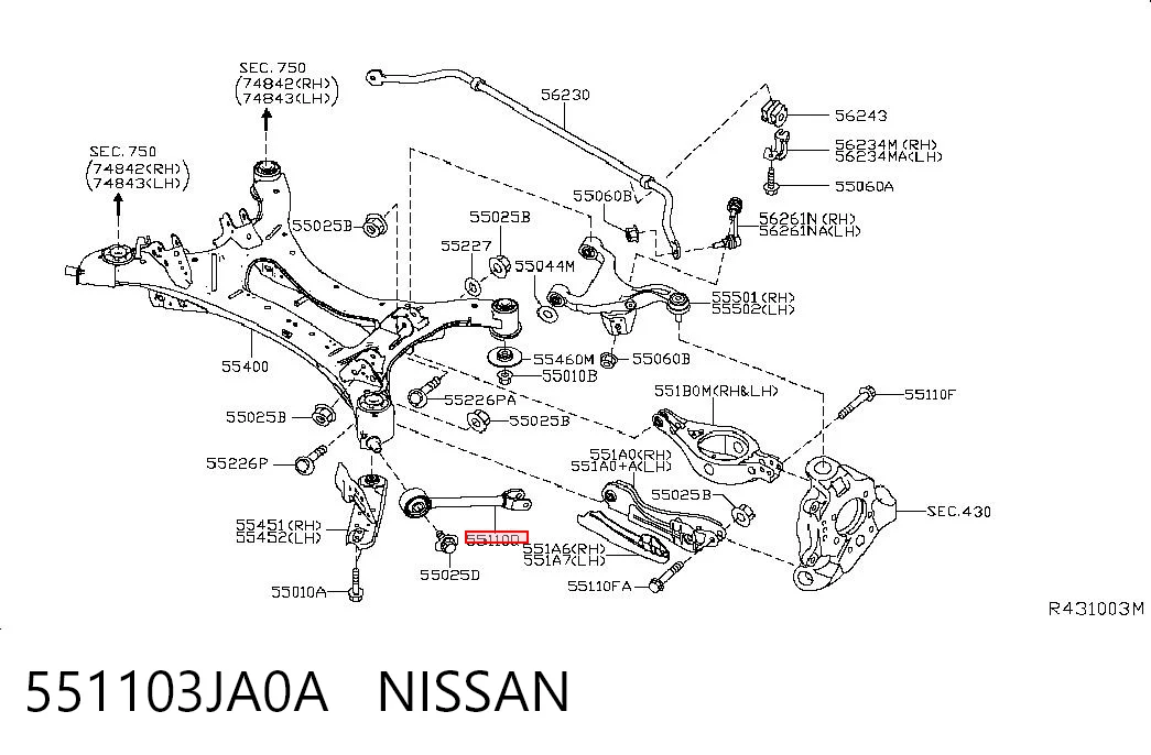 551103JA0A Nissan/Infiniti
