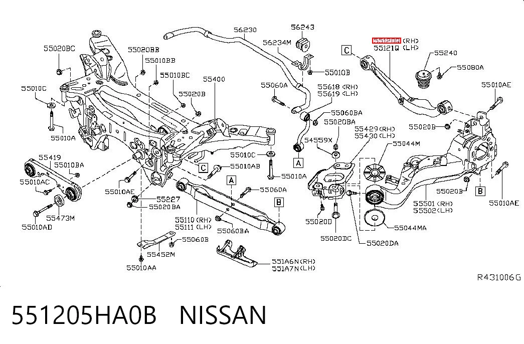 551205HA0B Nissan/Infiniti