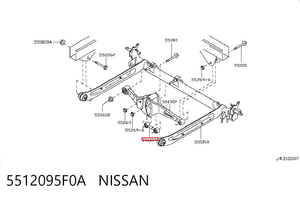 5512095F0A Nissan/Infiniti