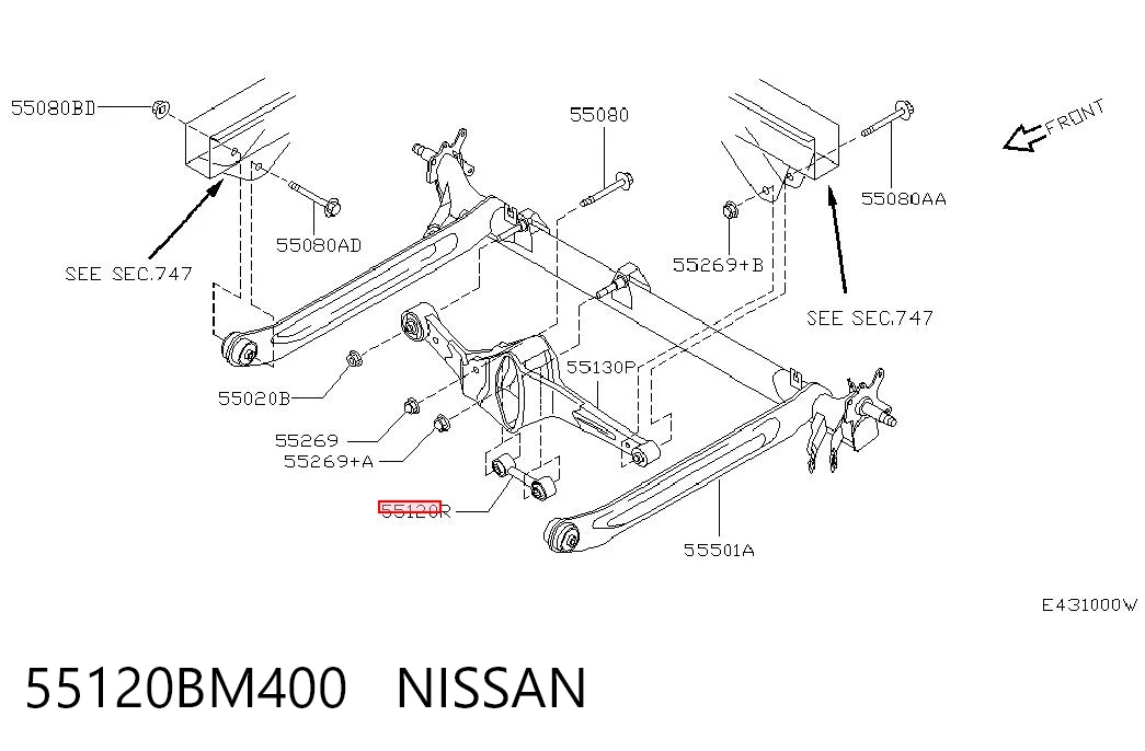 55120BM400 Nissan/Infiniti