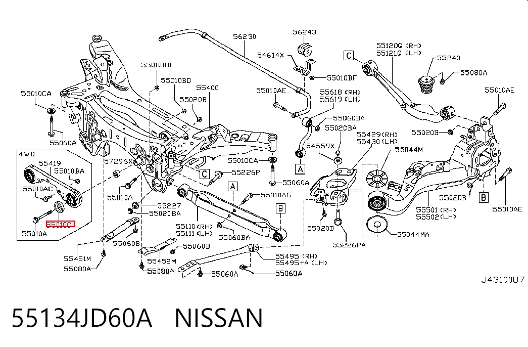 55134JD60A Nissan/Infiniti