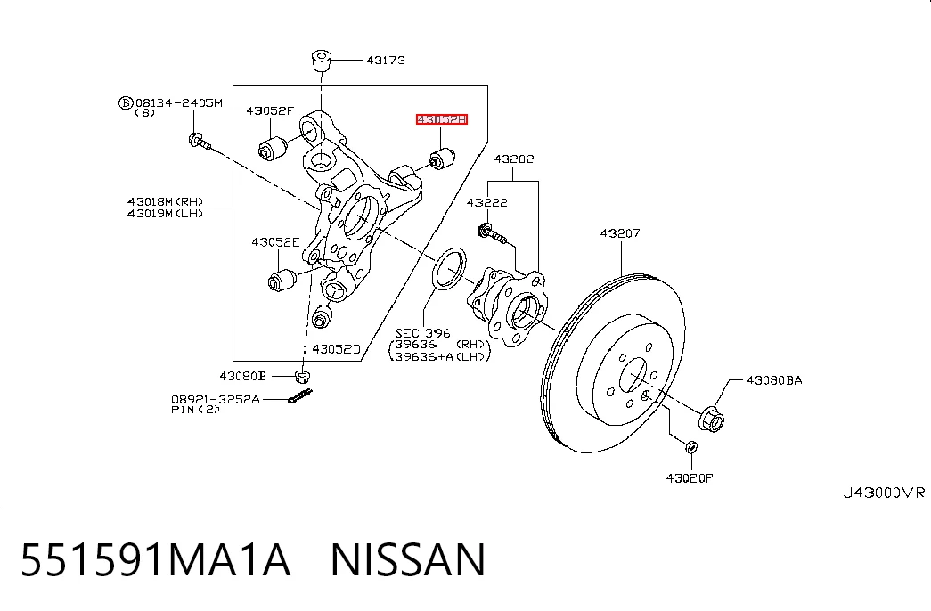 551591MA1A Nissan/Infiniti