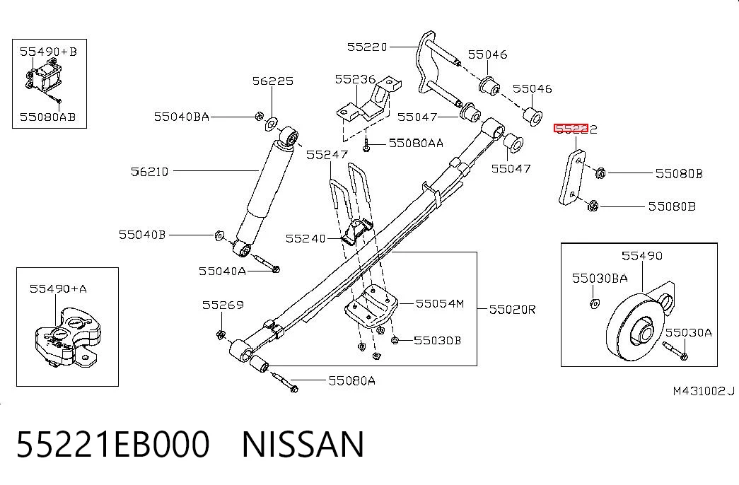 55221EB000 Nissan/Infiniti