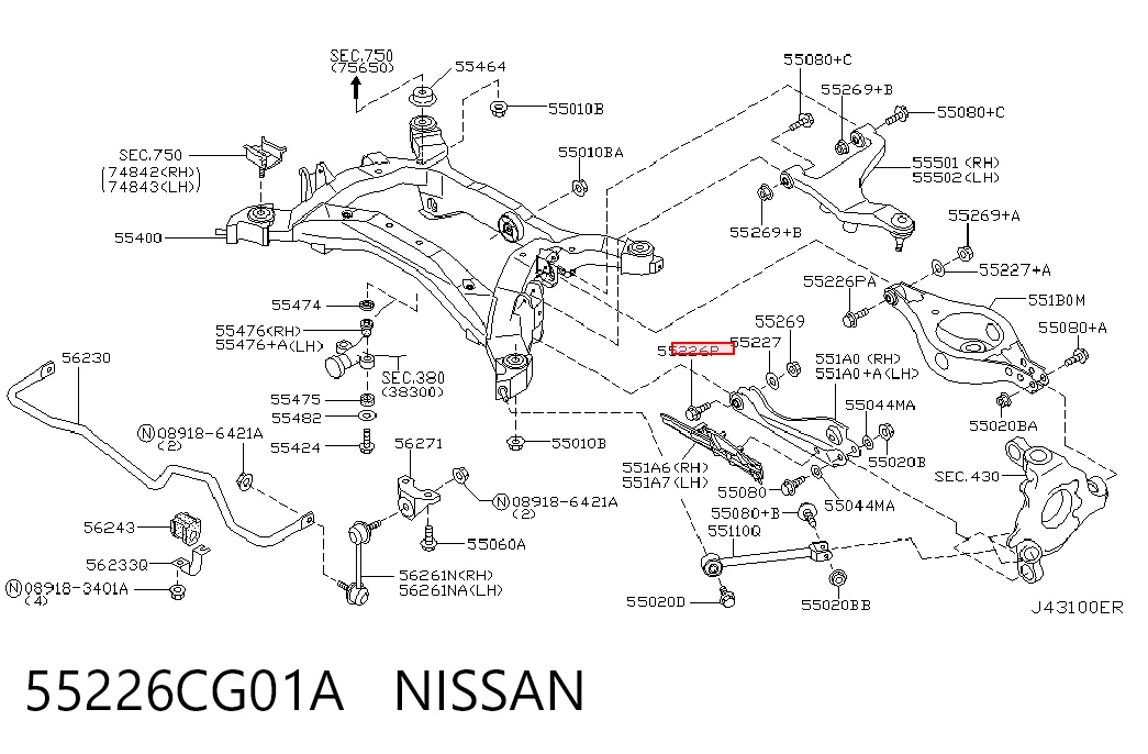 55226CG01A Nissan/Infiniti