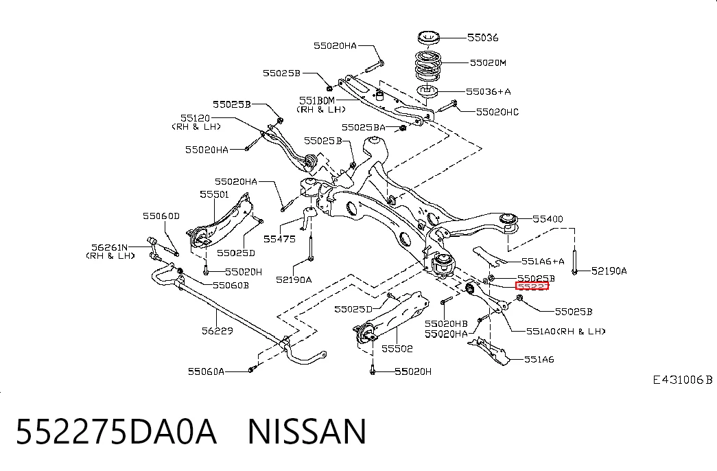 552275DA0A Nissan/Infiniti