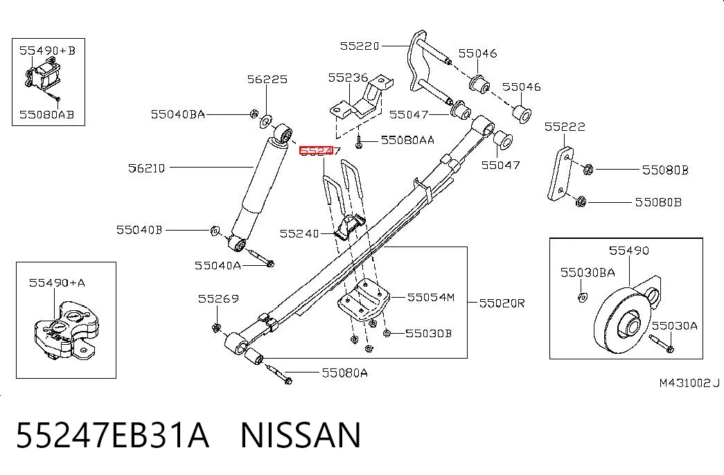 55247EB31A Nissan/Infiniti