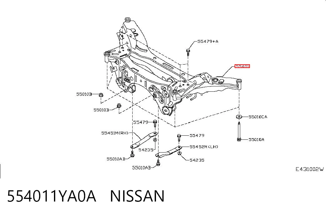 554011YA0A Nissan/Infiniti