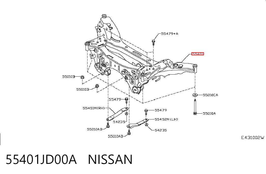 55401JD00A Nissan/Infiniti