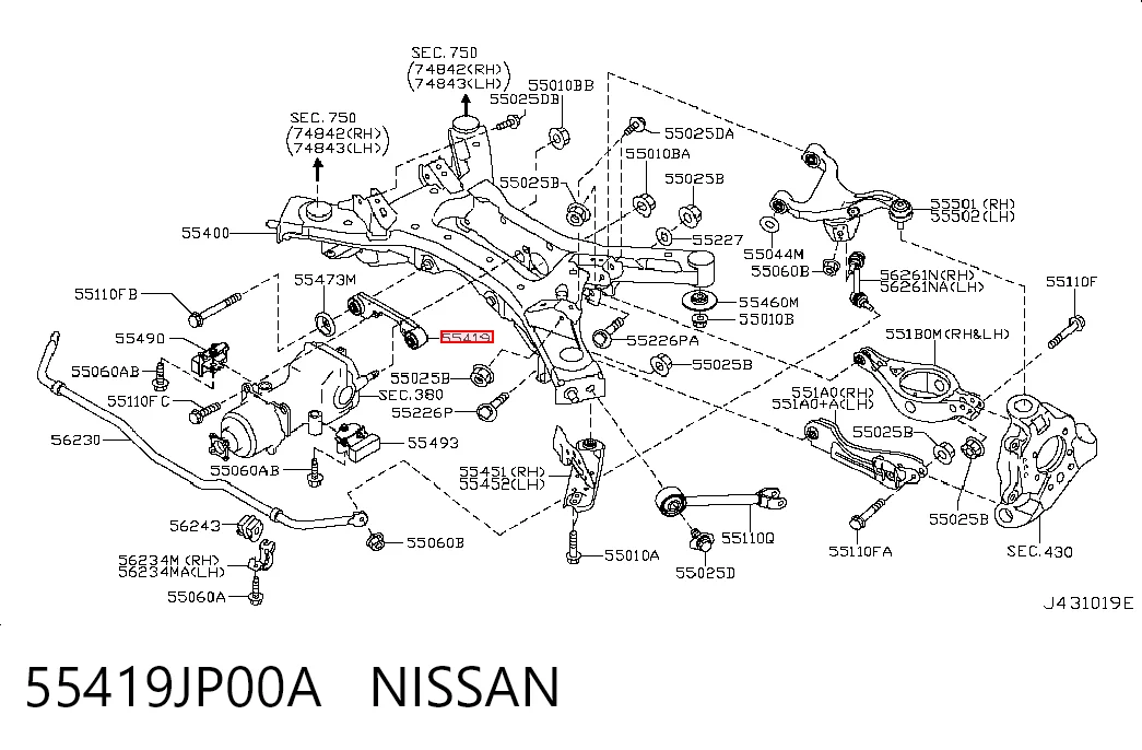 55419JP00A Nissan/Infiniti