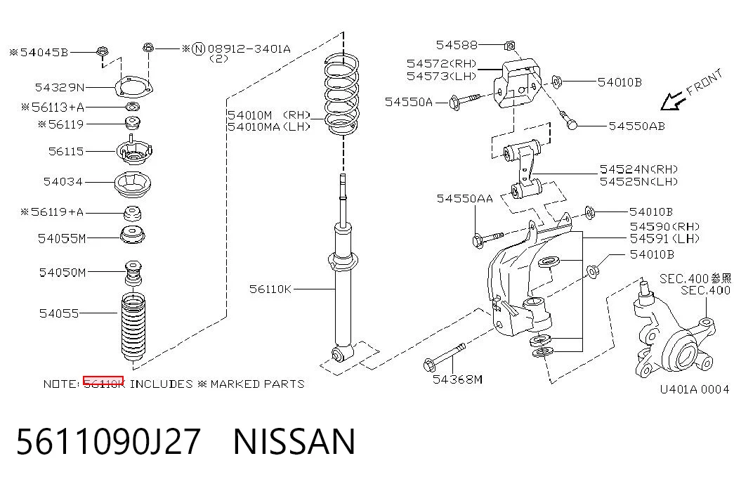 5611090J27 Nissan/Infiniti