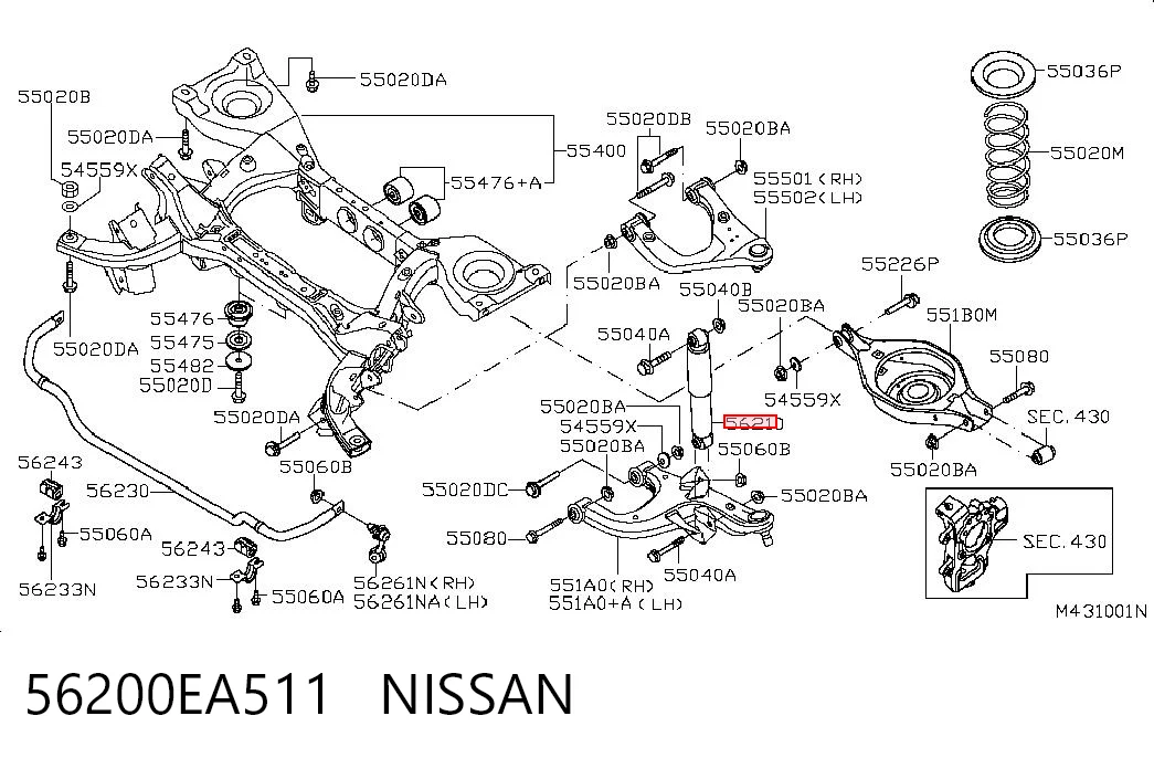 56200EA511 Nissan/Infiniti